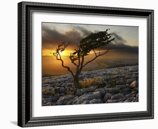 Europe, England, North Yorkshire, Ingleton, Twistleton Scars-Mark Sykes-Framed Photographic Print