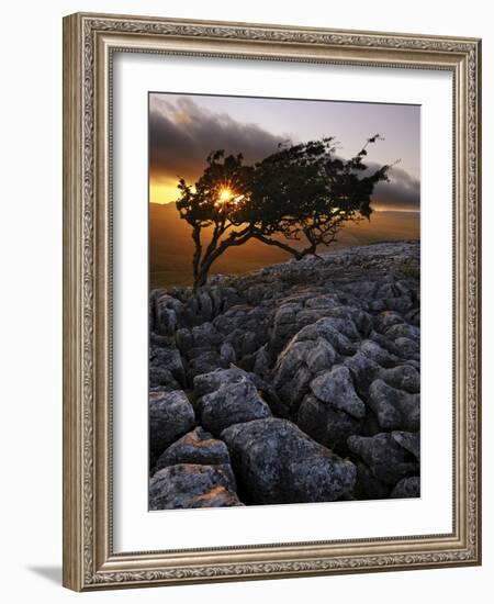 Europe, England, North Yorkshire, Ingleton, Twistleton Scars-Mark Sykes-Framed Photographic Print