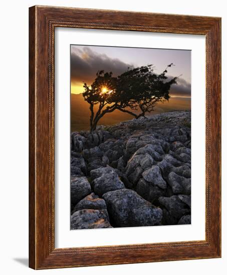 Europe, England, North Yorkshire, Ingleton, Twistleton Scars-Mark Sykes-Framed Photographic Print