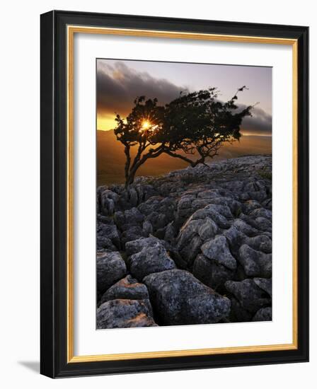 Europe, England, North Yorkshire, Ingleton, Twistleton Scars-Mark Sykes-Framed Photographic Print