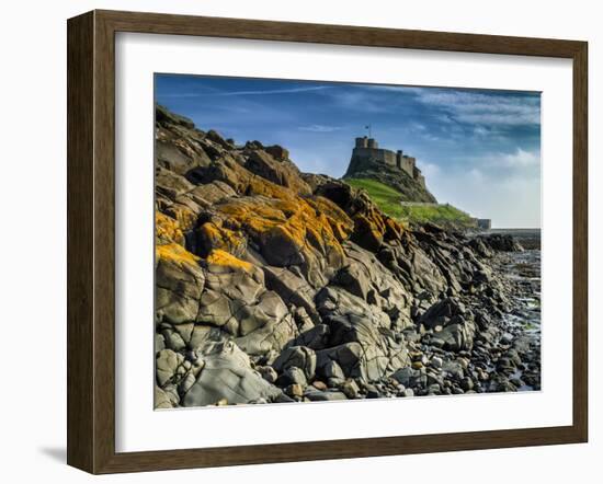 Europe, England, Northumberland, Holy Island, Lindisfarne Castle-Mark Sykes-Framed Photographic Print