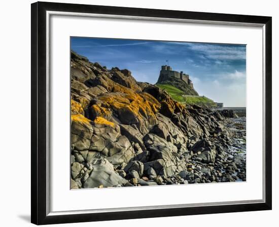 Europe, England, Northumberland, Holy Island, Lindisfarne Castle-Mark Sykes-Framed Photographic Print