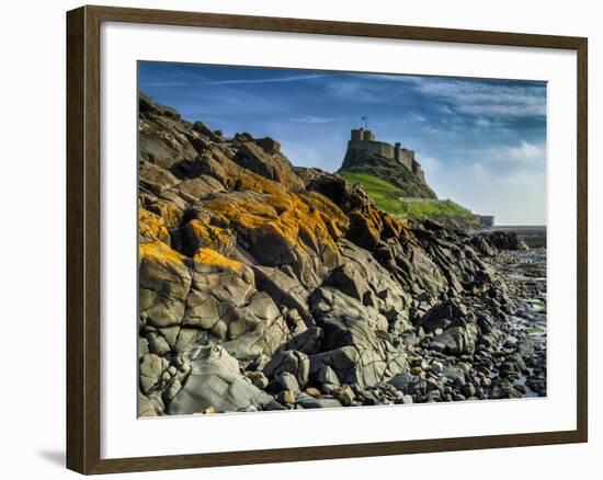 Europe, England, Northumberland, Holy Island, Lindisfarne Castle-Mark Sykes-Framed Photographic Print