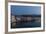 Europe, France, Corsica, Saint Florent, Harbour and Houses at Dusk-Gerhard Wild-Framed Photographic Print