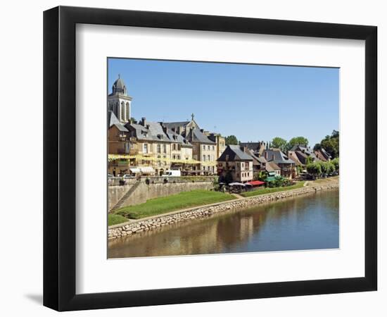 Europe, France, Dordogne, Montignac; the Market Town of Montignac on the Vézère-Nick Laing-Framed Photographic Print