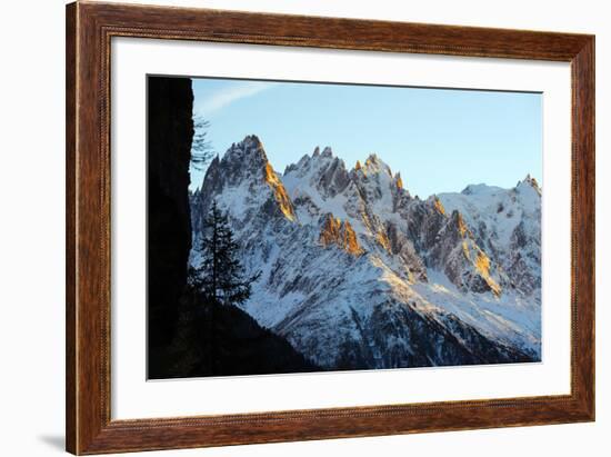 Europe, France, Haute Savoie, Rhone Alps, Chamonix,-Christian Kober-Framed Photographic Print