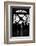 Europe, France, Paris. Clock and silhouettes at Musee D'Orsay.-Kymri Wilt-Framed Photographic Print