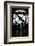 Europe, France, Paris. Clock and silhouettes at Musee D'Orsay.-Kymri Wilt-Framed Photographic Print