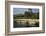 Europe, France, Paris, Eiffel Tower, Seine, barges-David Barnes-Framed Photographic Print