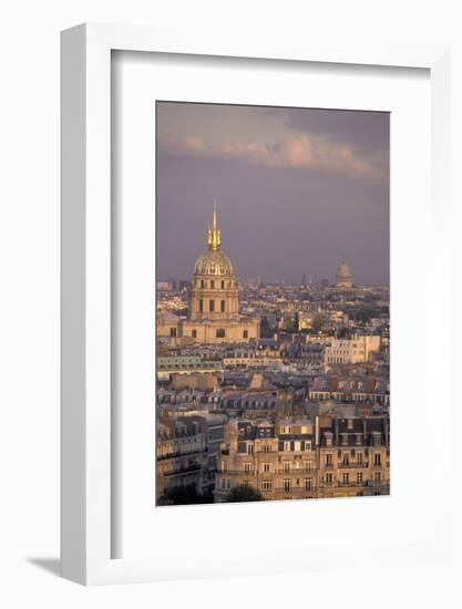 Europe, France, Paris, Les Invalides and Pantheon-David Barnes-Framed Photographic Print