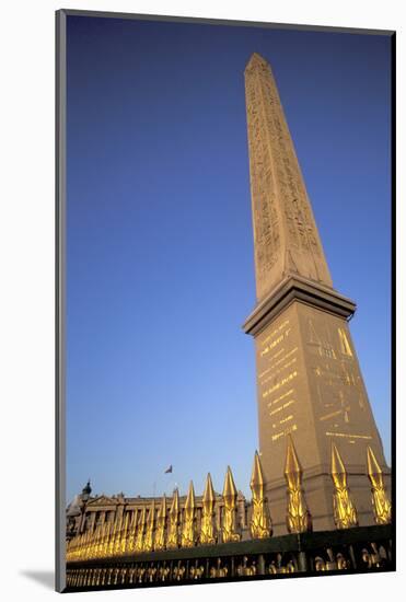 Europe, France, Paris. Place de la Concorde, Obelisque-David Barnes-Mounted Photographic Print