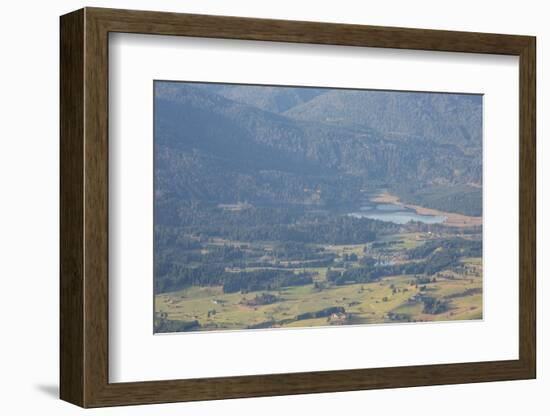 Europe, Germany, Bavaria, Alps, Mountains, Mittenwald, Buckelwiesen, View from Karwendel-Mikolaj Gospodarek-Framed Photographic Print