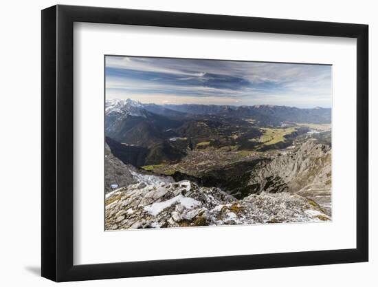 Europe, Germany, Bavaria, Alps, Mountains, Mittenwald, View from Karwendel-Mikolaj Gospodarek-Framed Photographic Print