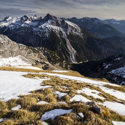 Europe Germany Bavaria Alps Mountains Mittenwald View From Karwendel Photographic Print Mikolaj Gospodarek Art Com