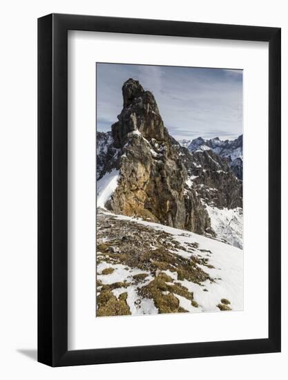 Europe, Germany, Bavaria, Alps, Mountains, Mittenwald, View from Karwendel-Mikolaj Gospodarek-Framed Photographic Print