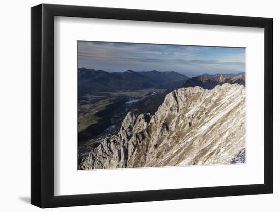 Europe, Germany, Bavaria, Alps, Mountains, Mittenwald, View from Karwendel-Mikolaj Gospodarek-Framed Photographic Print