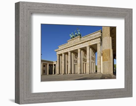 Europe, Germany, Berlin, the Brandenburg Gate-Chris Seba-Framed Photographic Print