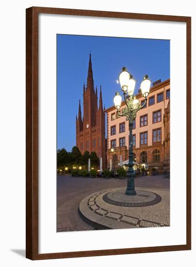 Europe, Germany, Hesse, Wiesbaden, Stone Mosaic-Chris Seba-Framed Photographic Print
