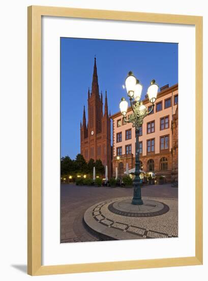 Europe, Germany, Hesse, Wiesbaden, Stone Mosaic-Chris Seba-Framed Photographic Print