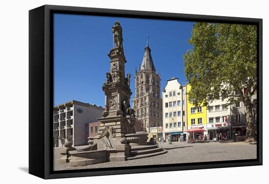 Europe, Germany, North Rhine-Westphalia, Cologne, Old Town-Chris Seba-Framed Premier Image Canvas