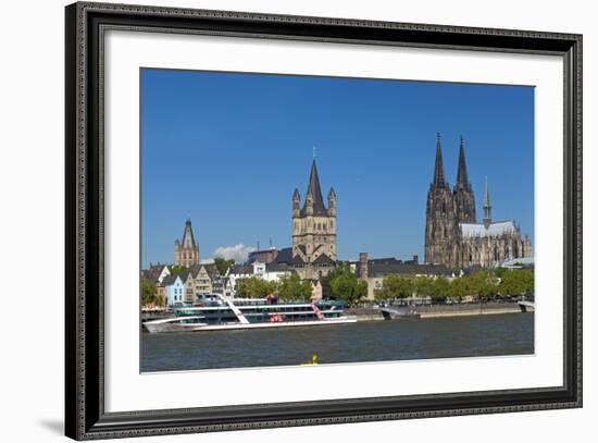 Europe, Germany, North Rhine-Westphalia, Cologne, Old Town-Chris Seba-Framed Photographic Print