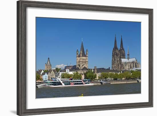 Europe, Germany, North Rhine-Westphalia, Cologne, Old Town-Chris Seba-Framed Photographic Print