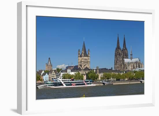 Europe, Germany, North Rhine-Westphalia, Cologne, Old Town-Chris Seba-Framed Photographic Print