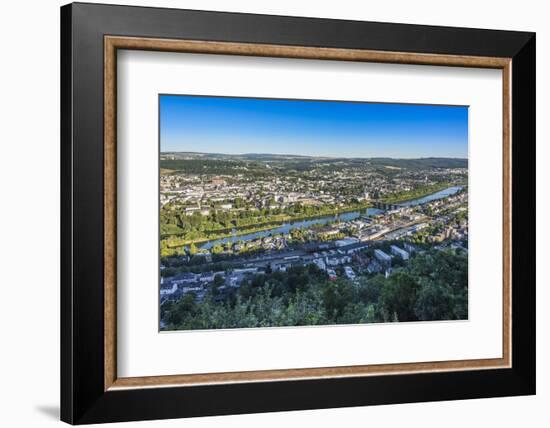 Europe, Germany, Rhineland-Palatinate, Panoramic View of the Marian Column on Trier-Udo Bernhart-Framed Photographic Print