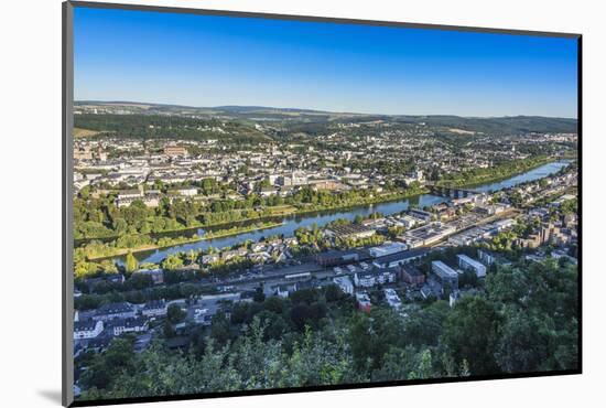 Europe, Germany, Rhineland-Palatinate, Panoramic View of the Marian Column on Trier-Udo Bernhart-Mounted Photographic Print