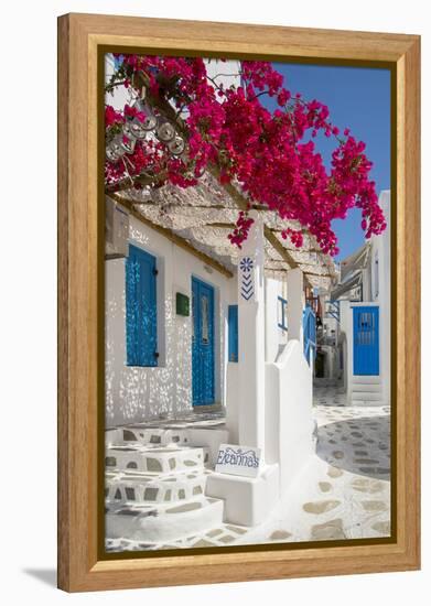 Europe, Greece, Cyklades, Mykonos, Part of the Cyclades Island Group in the Aegean Sea-Christian Heeb-Framed Premier Image Canvas