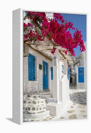 Europe, Greece, Cyklades, Mykonos, Part of the Cyclades Island Group in the Aegean Sea-Christian Heeb-Framed Premier Image Canvas