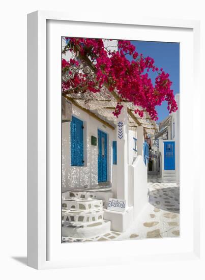 Europe, Greece, Cyklades, Mykonos, Part of the Cyclades Island Group in the Aegean Sea-Christian Heeb-Framed Premium Photographic Print