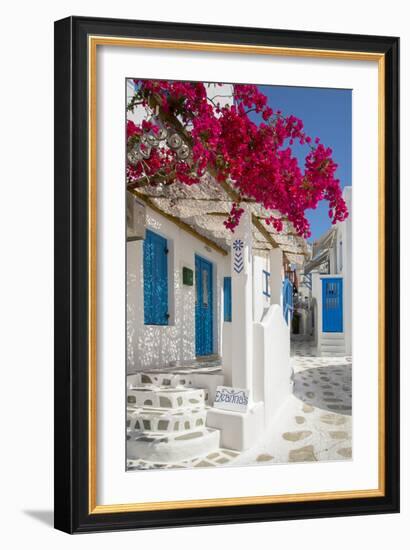 Europe, Greece, Cyklades, Mykonos, Part of the Cyclades Island Group in the Aegean Sea-Christian Heeb-Framed Premium Photographic Print