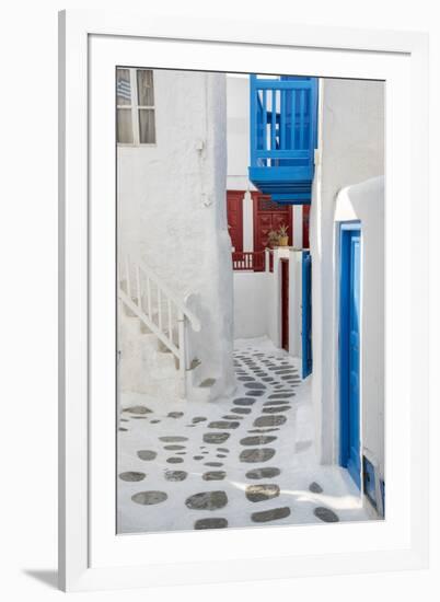 Europe, Greece, Cyklades, Mykonos, Part of the Cyclades Island Group in the Aegean Sea-Christian Heeb-Framed Photographic Print