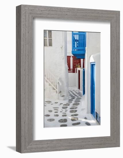 Europe, Greece, Cyklades, Mykonos, Part of the Cyclades Island Group in the Aegean Sea-Christian Heeb-Framed Photographic Print