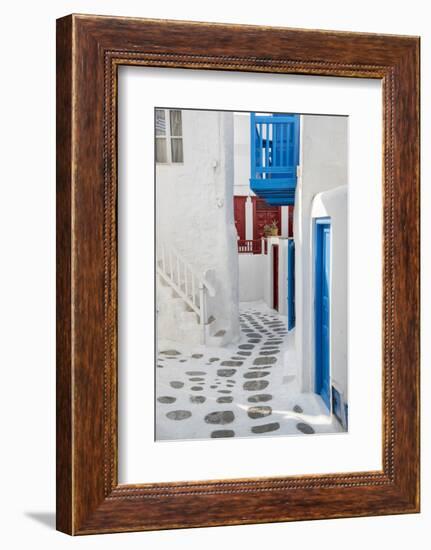 Europe, Greece, Cyklades, Mykonos, Part of the Cyclades Island Group in the Aegean Sea-Christian Heeb-Framed Photographic Print