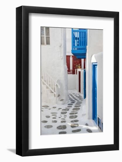 Europe, Greece, Cyklades, Mykonos, Part of the Cyclades Island Group in the Aegean Sea-Christian Heeb-Framed Photographic Print