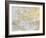 Europe In 1270 Old Map-marzolino-Framed Art Print