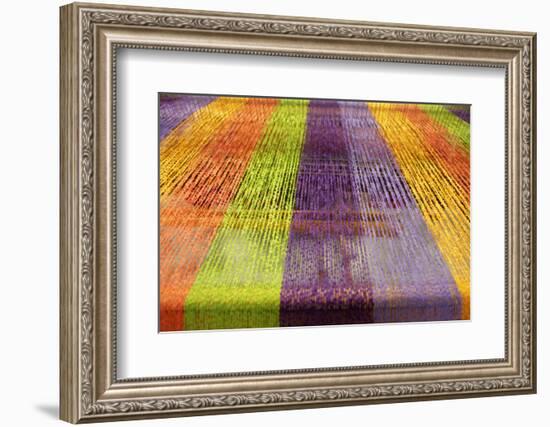 Europe, Ireland, Avoca. Avoca Handweavers Mill, County Wicklow. Colorful Wool Yarns.-Kymri Wilt-Framed Photographic Print