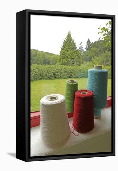 Europe, Ireland, Avoca. Avoca Handweavers Mill, County Wicklow.-Kymri Wilt-Framed Premier Image Canvas