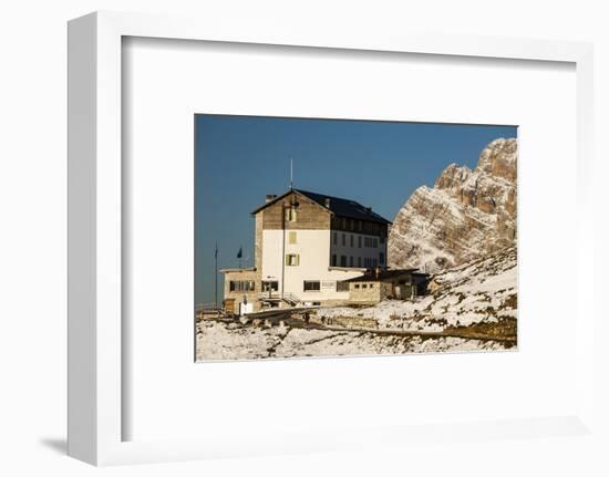 Europe, Italy, Alps, Dolomites, Mountains, Belluno, Sexten Dolomites, Rifugio Auronzo, Tre Cime-Mikolaj Gospodarek-Framed Photographic Print