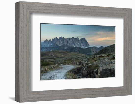 Europe, Italy, Alps, Dolomites, Mountains, Pale di San Martino, View from Col Margherita Park-Mikolaj Gospodarek-Framed Photographic Print