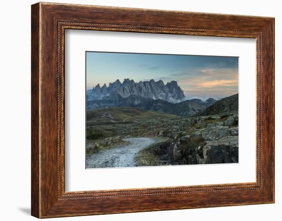 Europe, Italy, Alps, Dolomites, Mountains, Pale di San Martino, View from Col Margherita Park-Mikolaj Gospodarek-Framed Photographic Print