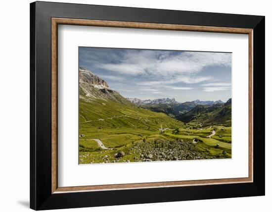 Europe, Italy, Alps, Dolomites, Mountains, Pordoi Pass-Mikolaj Gospodarek-Framed Photographic Print