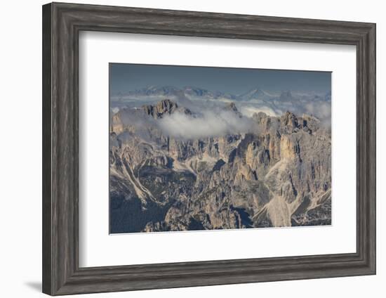 Europe, Italy, Alps, Dolomites, Mountains, Trentino-Alto Adige/Südtirol, View from Sass Pordoi-Mikolaj Gospodarek-Framed Photographic Print