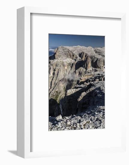 Europe, Italy, Alps, Dolomites, Mountains, Trentino-Alto Adige/Südtirol, View from Sass Pordoi-Mikolaj Gospodarek-Framed Photographic Print