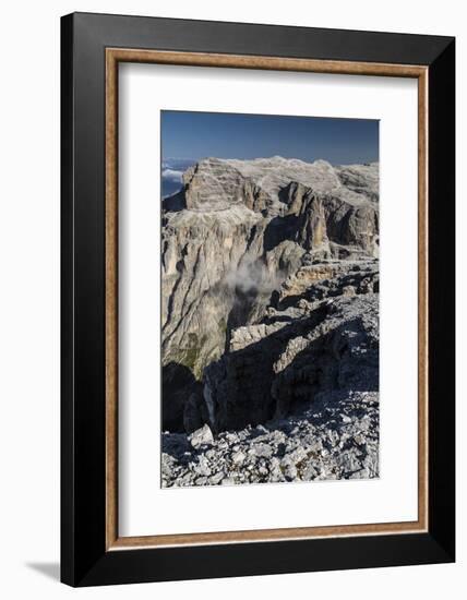 Europe, Italy, Alps, Dolomites, Mountains, Trentino-Alto Adige/Südtirol, View from Sass Pordoi-Mikolaj Gospodarek-Framed Photographic Print