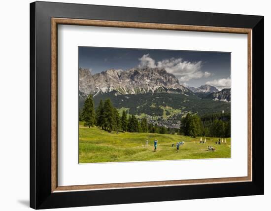 Europe, Italy, Alps, Dolomites, Mountains, Veneto, Belluno, Cortina d'Ampezzo, Pocol-Mikolaj Gospodarek-Framed Photographic Print