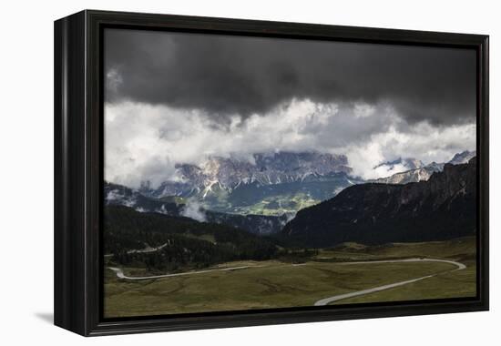 Europe, Italy, Alps, Dolomites, Mountains, Veneto, Belluno, Giau Pass-Mikolaj Gospodarek-Framed Premier Image Canvas