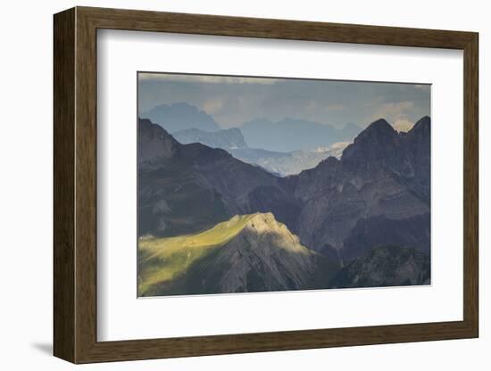 Europe, Italy, Alps, Dolomites, Mountains, View from Col Margherita Park-Mikolaj Gospodarek-Framed Photographic Print